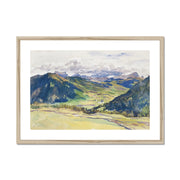 Open Valley, Dolomites Framed & Mounted Print