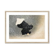 Snow from Momoyogusa - Flowers of a Hundred Generations Framed & Mounted Print