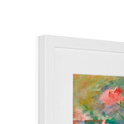 On a Balcony Framed & Mounted Print