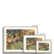 Four Dancers Framed & Mounted Print
