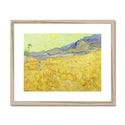 Wheatfield with a reaper Framed & Mounted Print