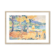 Pines on the Coastline Framed & Mounted Print