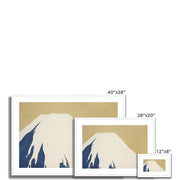 Mount Fuji from Momoyogusa - Flowers of a Hundred Generations Framed & Mounted Print