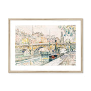 Tugboat at the Pont Neuf, Paris Framed & Mounted Print