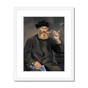 The Smoker Framed & Mounted Print