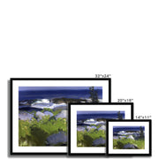 Vine Clad Shore, Monhegan Island Framed & Mounted Print