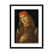 Portrait of a Youth Framed & Mounted Print