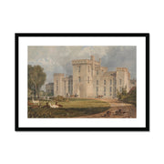 View of Hampton Court, Herefordshire, from the Northwest Framed & Mounted Print