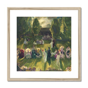 Tennis at Newport Framed & Mounted Print