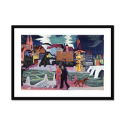 View of Basel and the Rhine Framed & Mounted Print