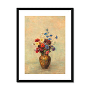Flowers in a Vase Framed & Mounted Print