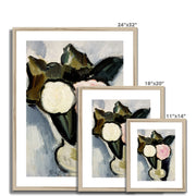 Pink and White Flowers in a Vase Framed & Mounted Print