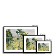 Mont Sainte-Victoire and the Viaduct of the Arc River Valley Framed & Mounted Print