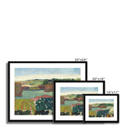 Haystacks in Brittany Framed & Mounted Print