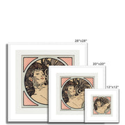 Stained Glass Window for the Facade of the Fouquet Boutique 2 Framed & Mounted Print