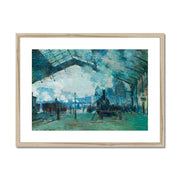 Arrival of the Normandy Train, Gare Saint-Lazare Framed & Mounted Print
