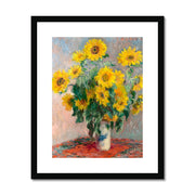 Bouquet of Sunflowers Framed & Mounted Print