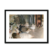 The Rehearsal Onstage Framed & Mounted Print