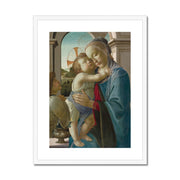 Virgin and Child with an Angel Framed & Mounted Print