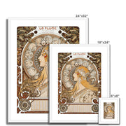 Zodiaque or La Plume Framed & Mounted Print