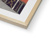 Actors in the Noh theater play Kokaji Framed & Mounted Print