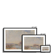 Saint Mammès–Loing Canal (Saint Mammès–Canal du Loing) Framed & Mounted Print