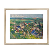Auvers, Panoramic View Framed & Mounted Print