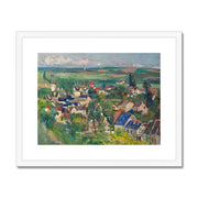 Auvers, Panoramic View Framed & Mounted Print