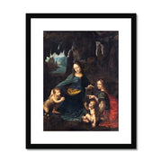 The Virgin of the Rocks Framed & Mounted Print