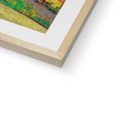 Orchard Bordered by Cypresses Framed & Mounted Print