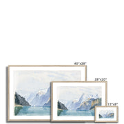 Bay of Uri, Brunnen from Switzerland Framed & Mounted Print