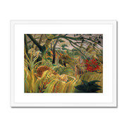 Tiger in a Tropical Storm Framed & Mounted Print
