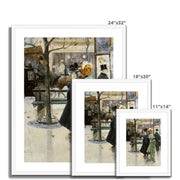 On the Boulevards Framed & Mounted Print