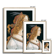 Idealized Portrait of a Lady (1480) Framed & Mounted Print