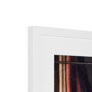 Girl Reading a Letter by an Open Window Framed & Mounted Print