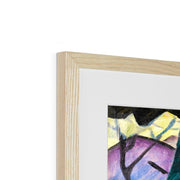 Bison in winter (red bison) Framed & Mounted Print