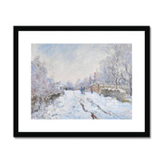 Snow at Argenteuil Framed & Mounted Print