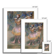 Two Dancers Framed & Mounted Print