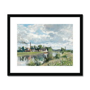 The River Oise near Pontoise Framed & Mounted Print