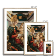Madonna and Child with Angels (1465–1470) Framed & Mounted Print