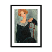 Woman with Red Hair Framed & Mounted Print