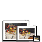 Apples and Grapes Framed & Mounted Print
