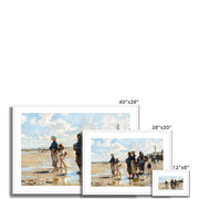 En route pour la pêche Framed & Mounted Print