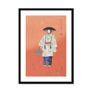 Actor in the No Play Hanagatami Framed & Mounted Print