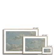 Cloud Study Framed & Mounted Print