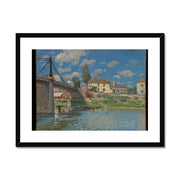 The Bridge at Villeneuve-la-Garenne Framed & Mounted Print