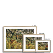 Tiger in a Tropical Storm Framed & Mounted Print