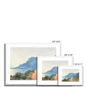 The Corniche near Monaco Framed & Mounted Print