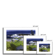 Vine Clad Shore, Monhegan Island Framed & Mounted Print