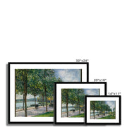 Allée of Chestnut Trees Framed & Mounted Print